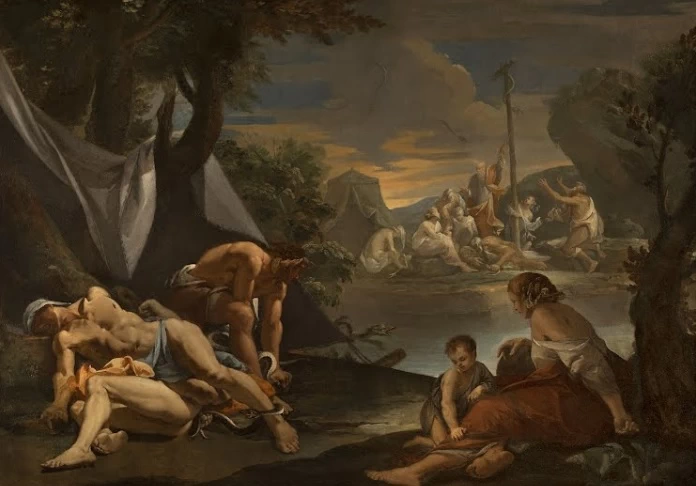Mosé e il serpente di bronzo - Nîmes, musée des Beaux, Arts